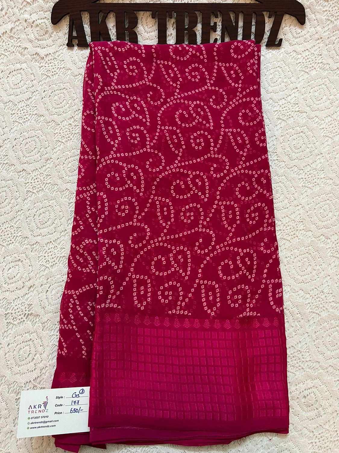 Fancy Border Georgette sarees