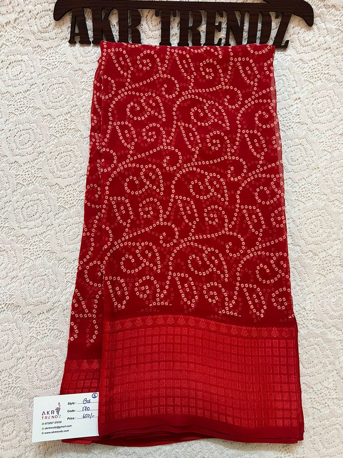 Fancy Border Georgette sarees