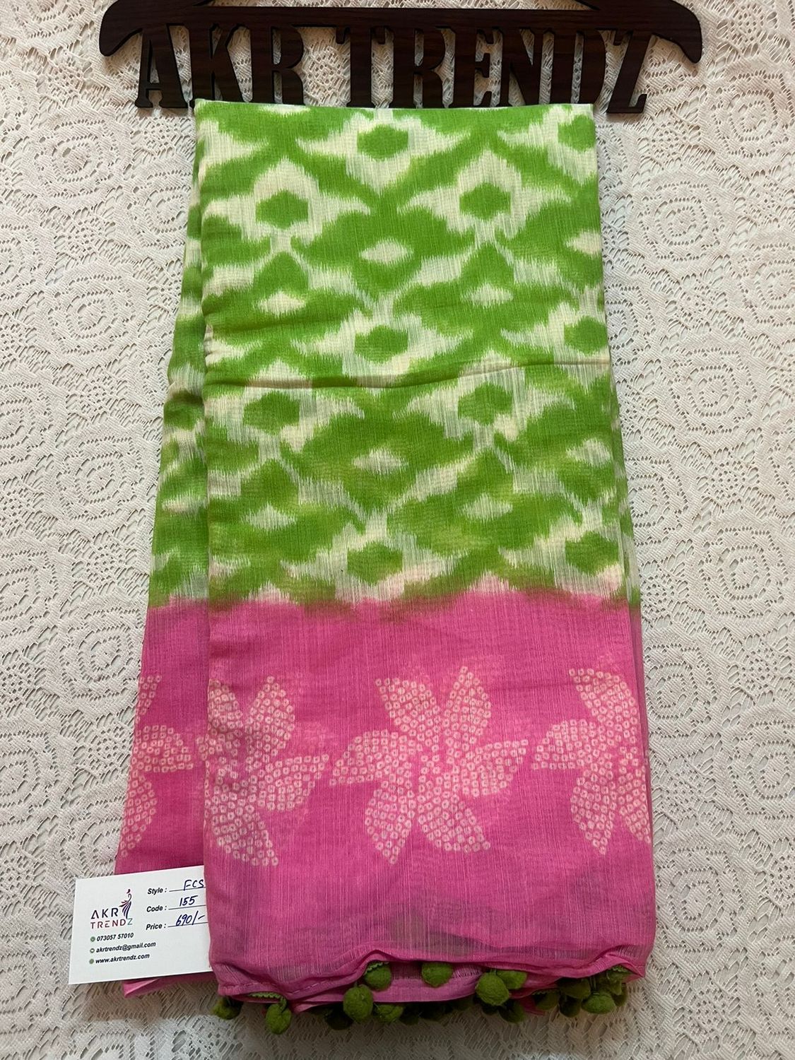 Fancy cotton sarees