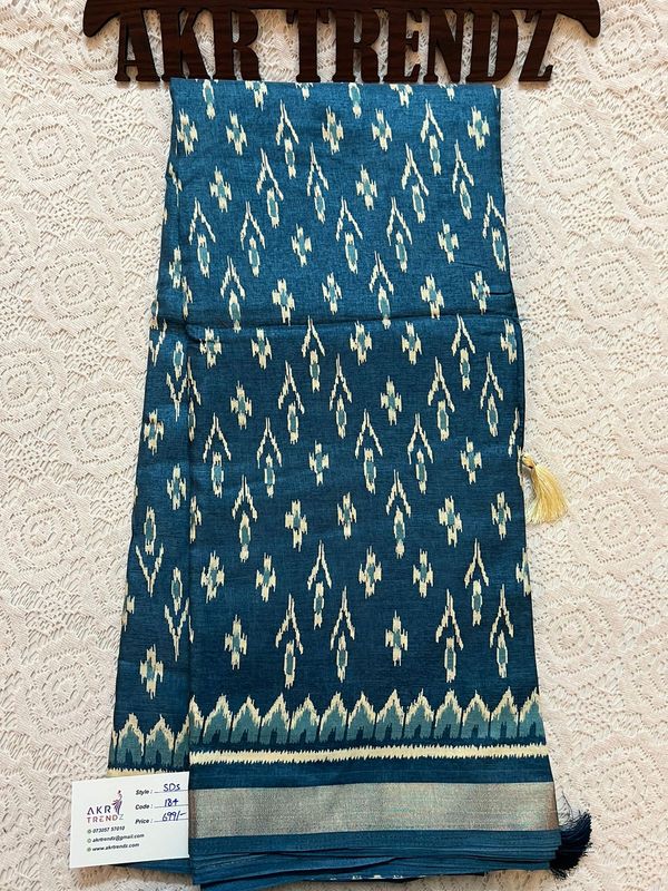 Printed silk sarees​