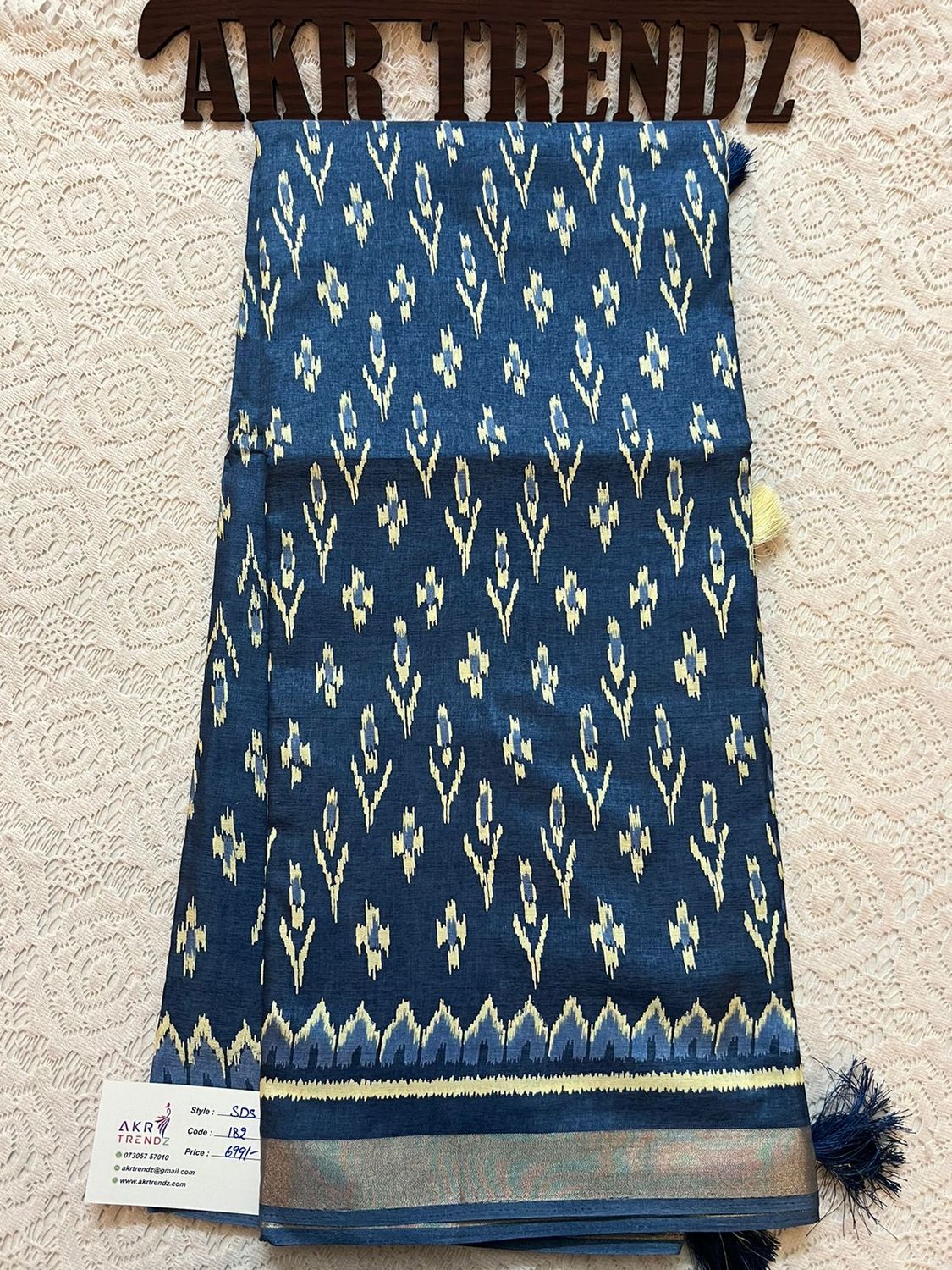 Printed silk sarees​
