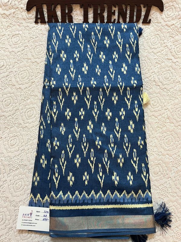 Printed silk sarees​