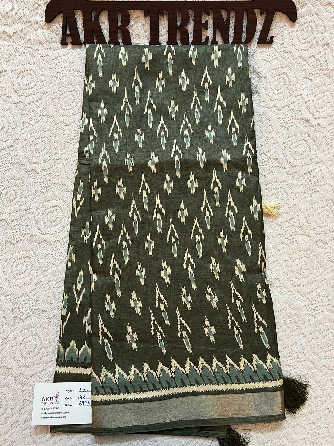 Printed silk sarees​