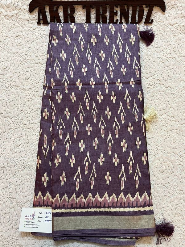 Printed silk sarees​