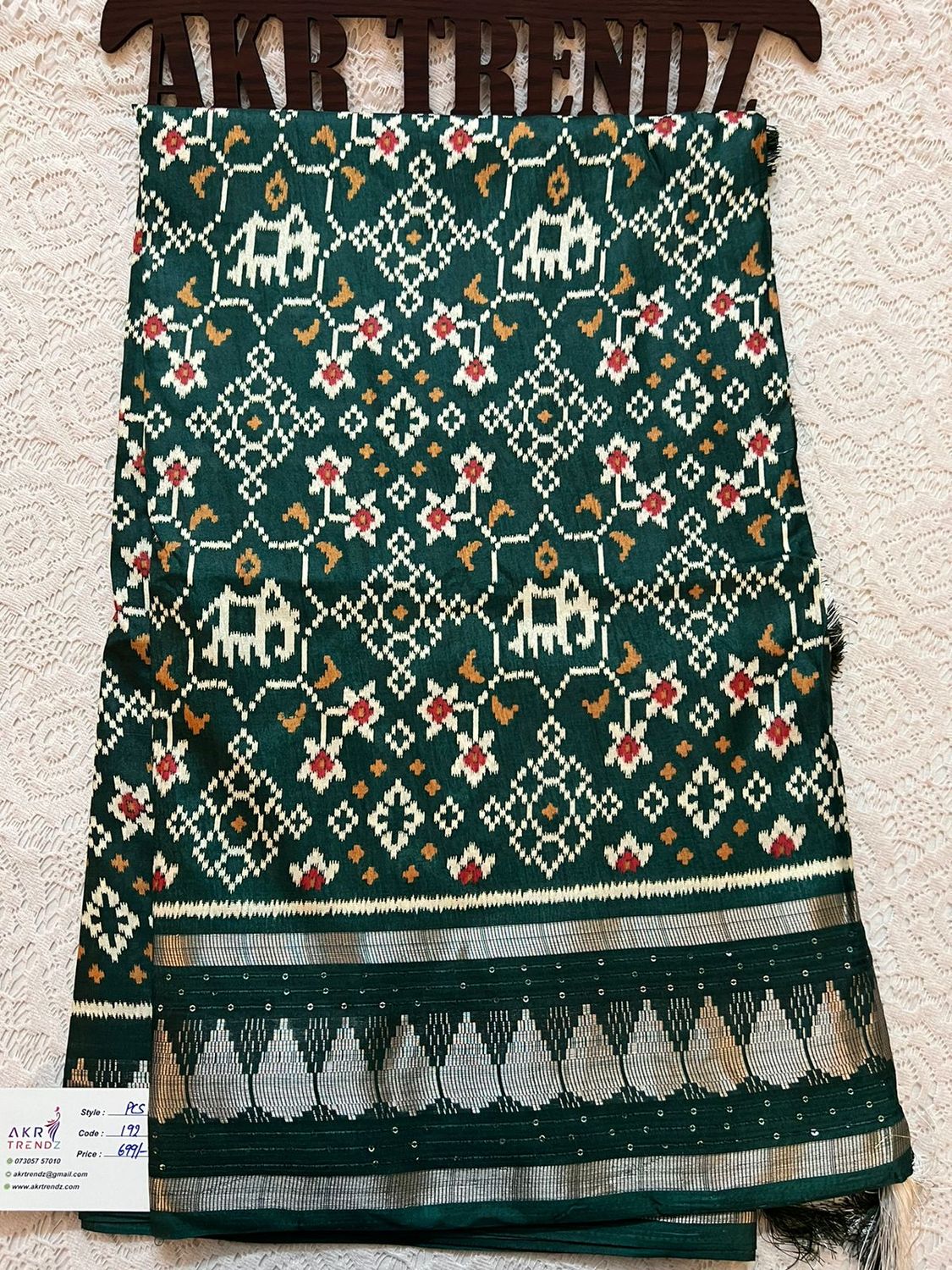 ​Sequence border Dola silk sarees​