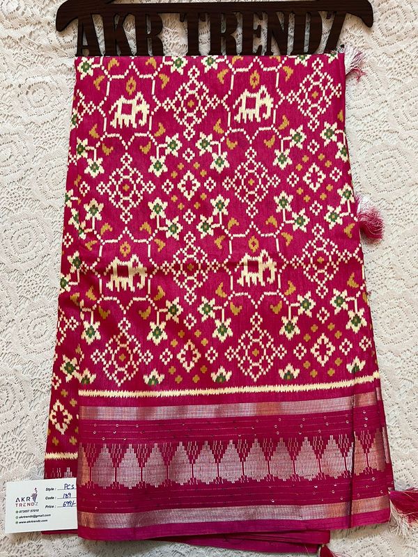 ​Sequence border Dola silk sarees​