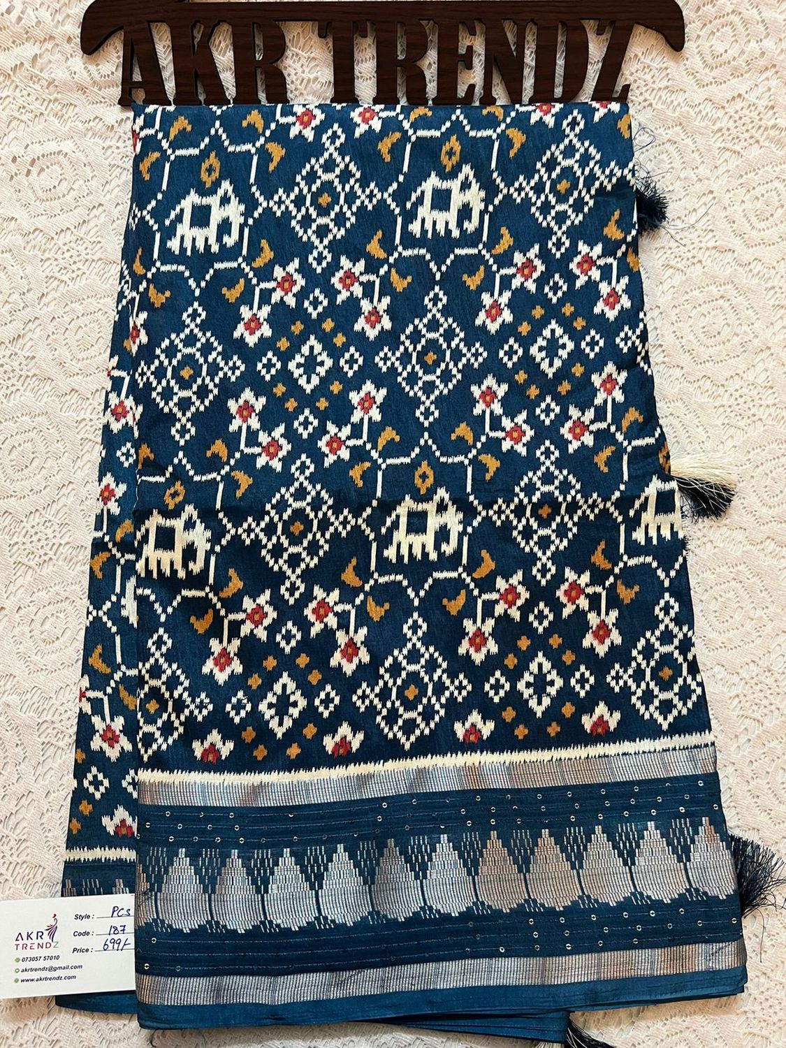 ​Sequence border Dola silk sarees​