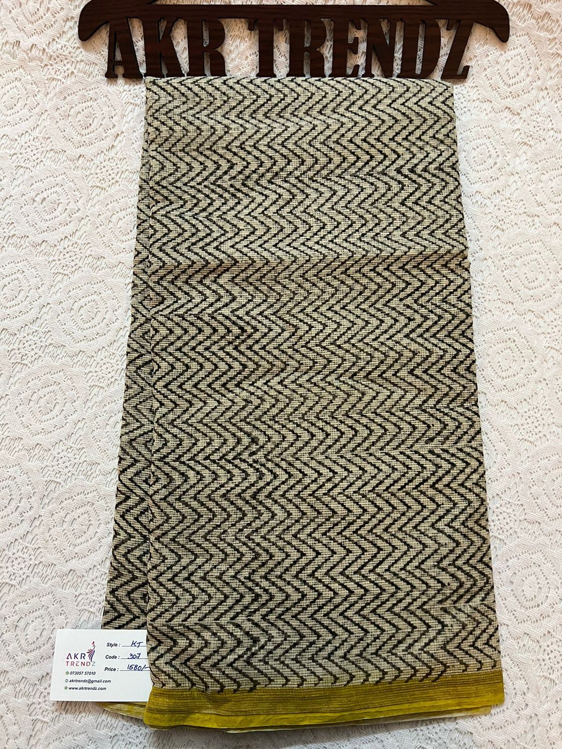 Hand block Kota Doria sarees