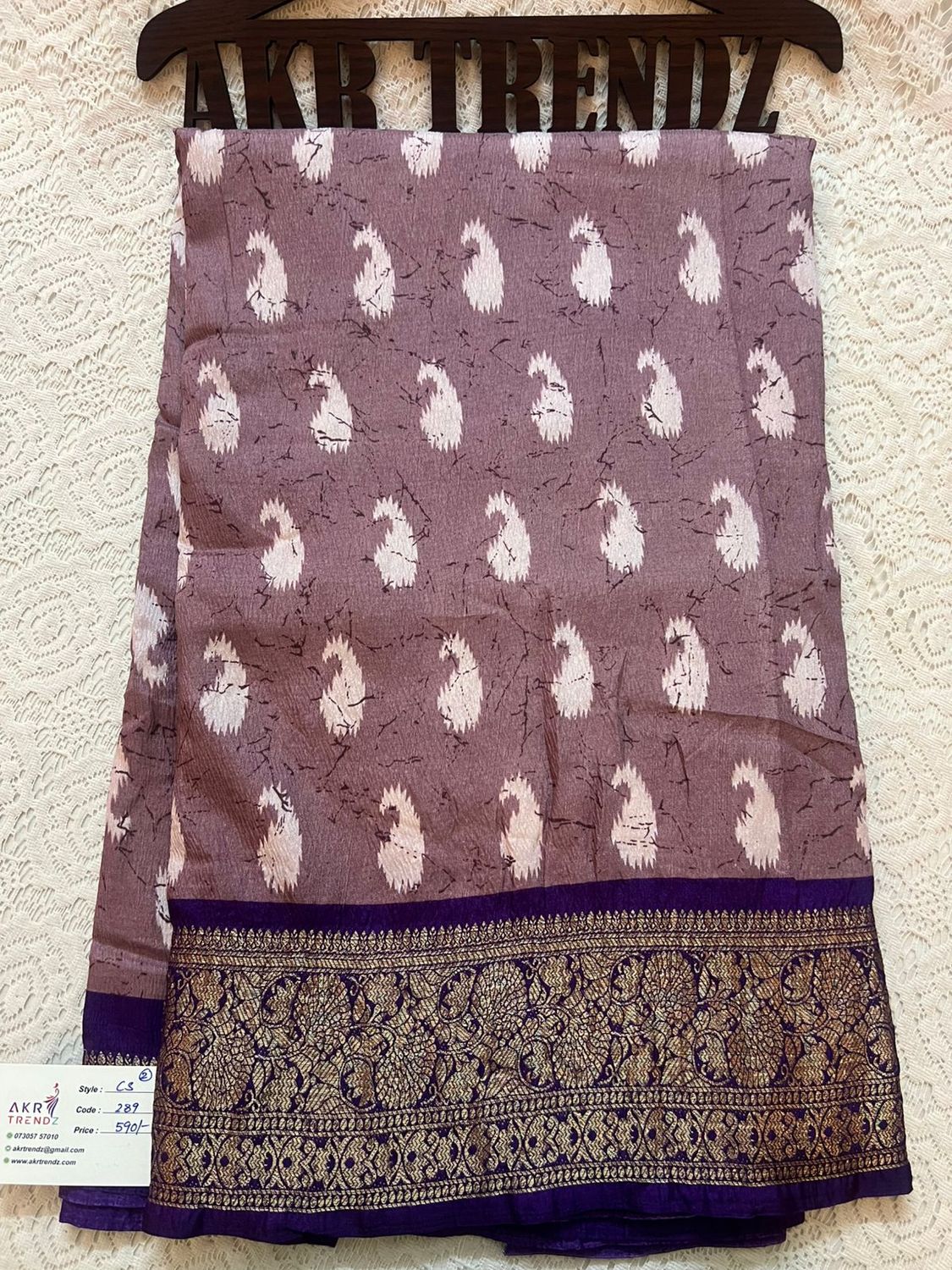 Printed silk sarees​