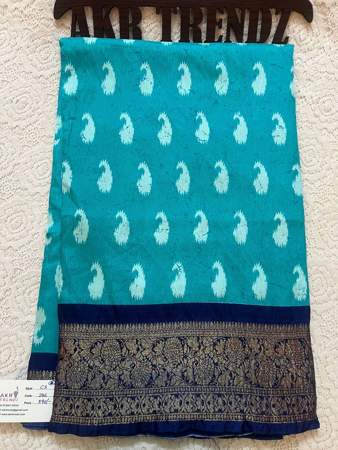 Printed silk sarees​