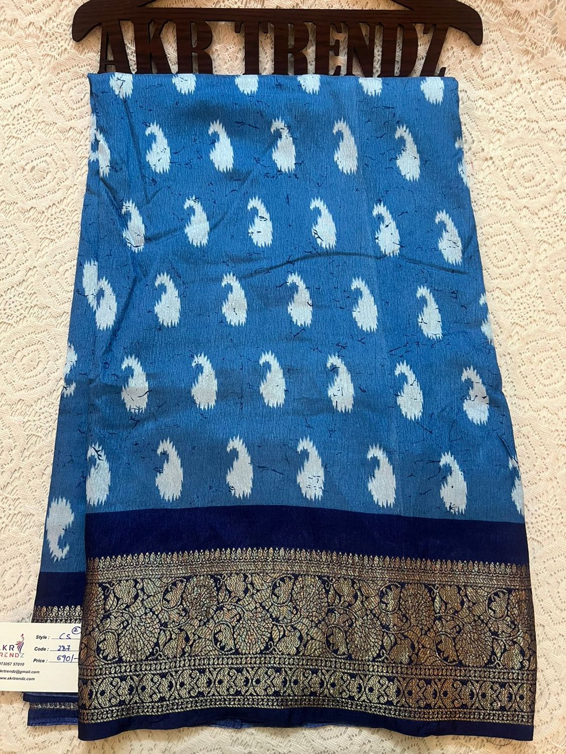Printed silk sarees​