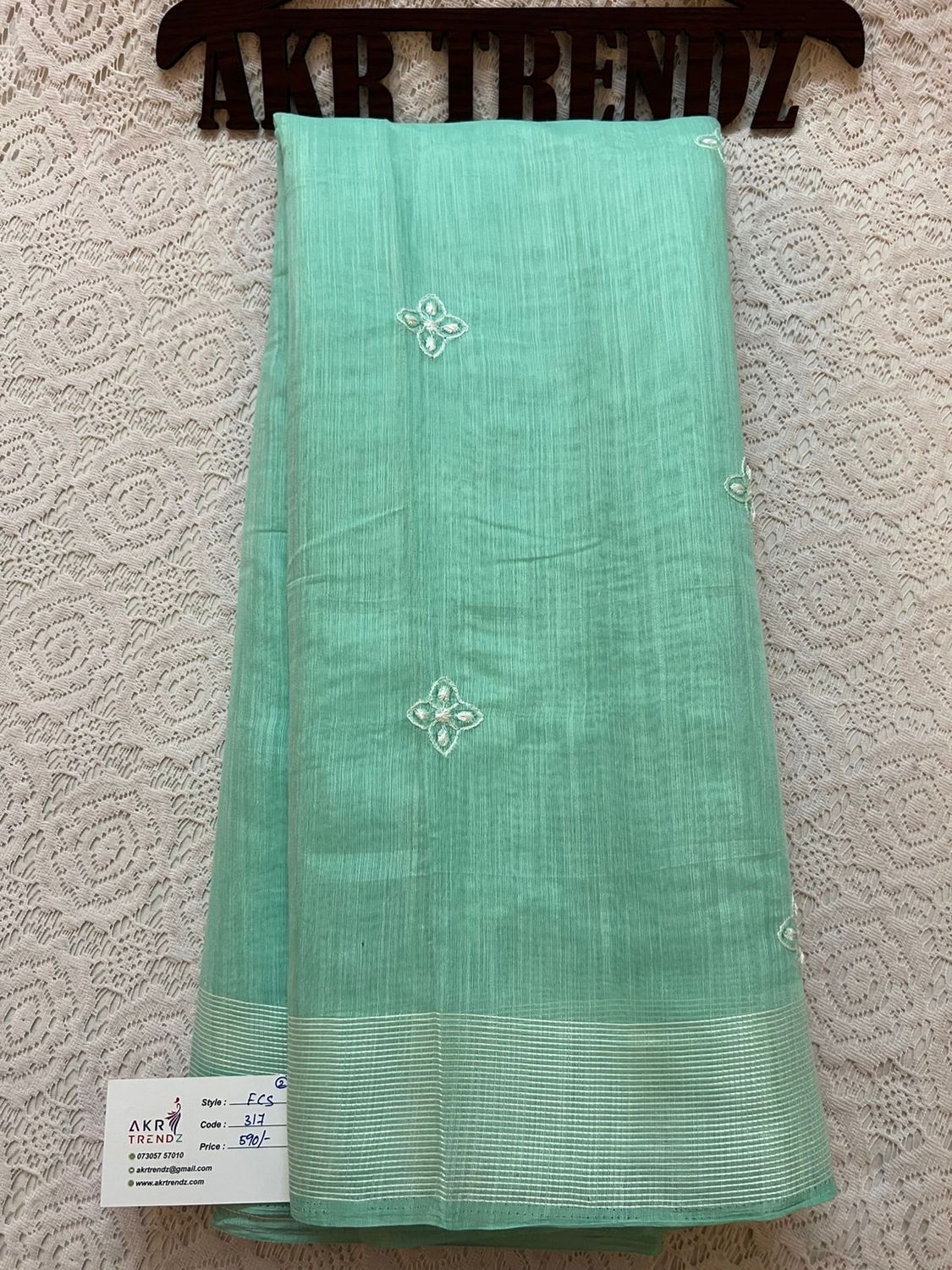 Fancy cotton sarees