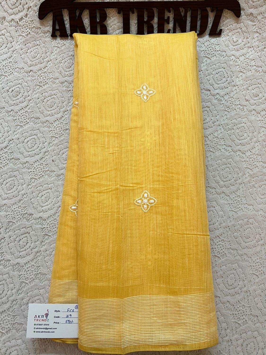 Fancy cotton sarees