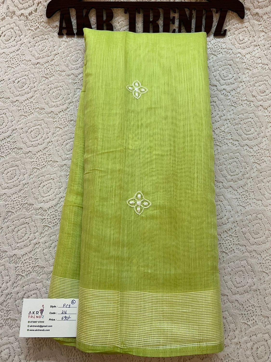 Fancy cotton sarees