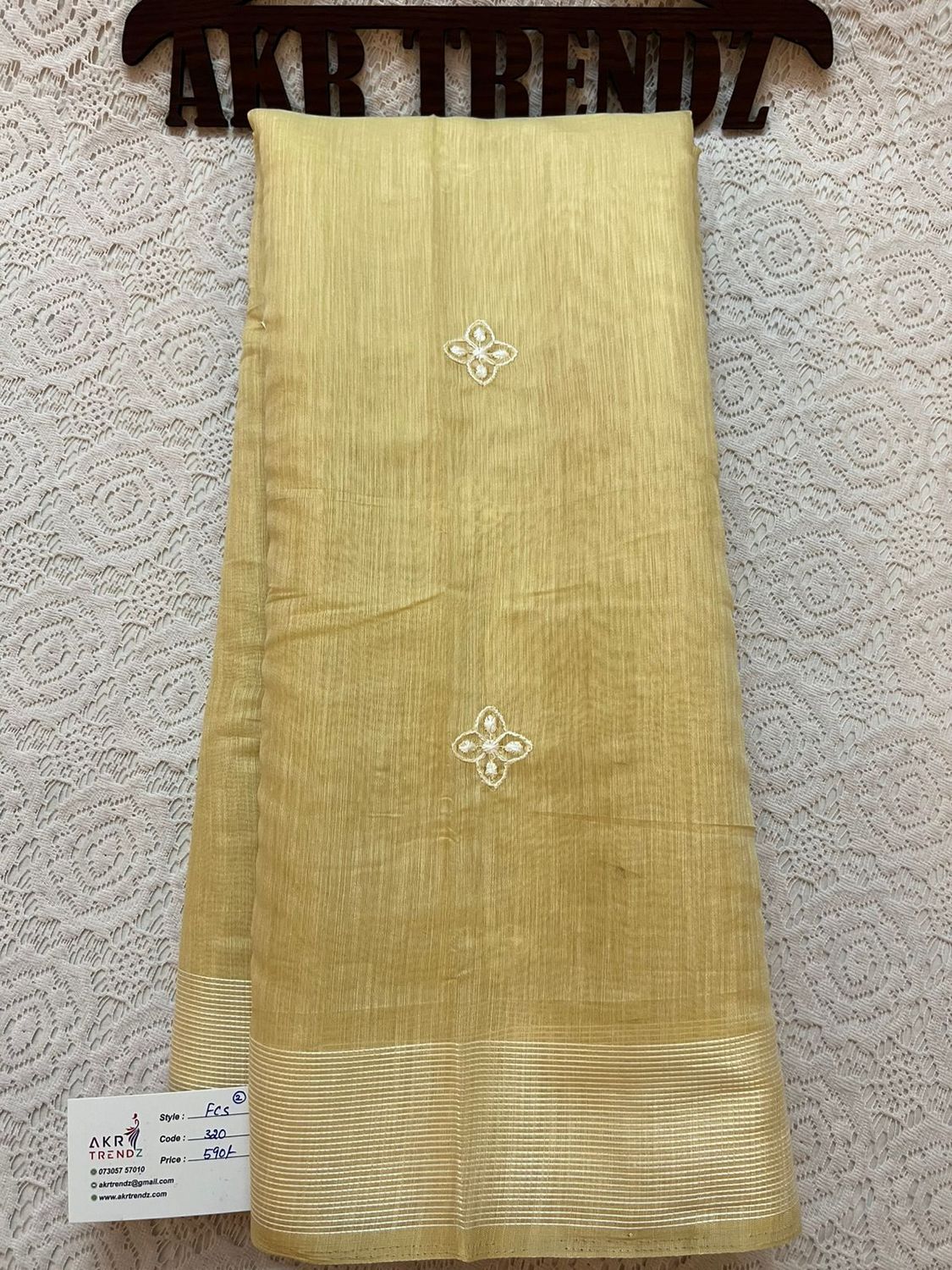 Fancy cotton sarees