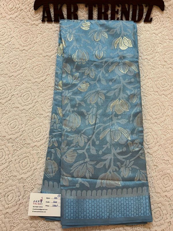 Fancy Brasso silk sarees​