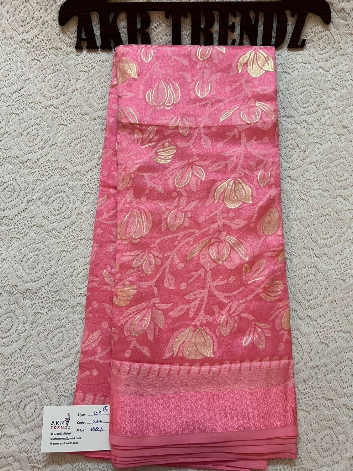 Fancy Brasso silk sarees​