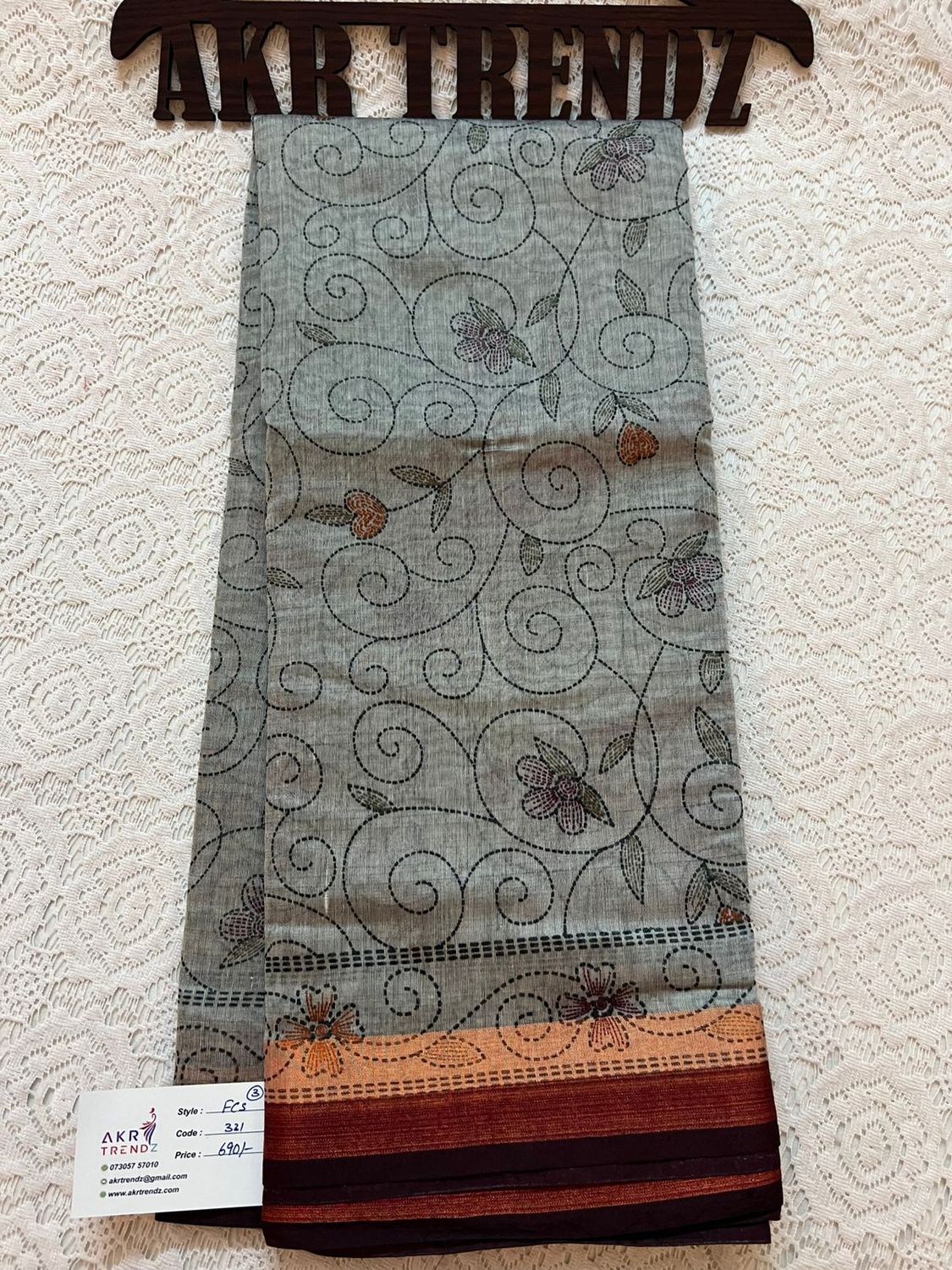 Fancy cotton sarees