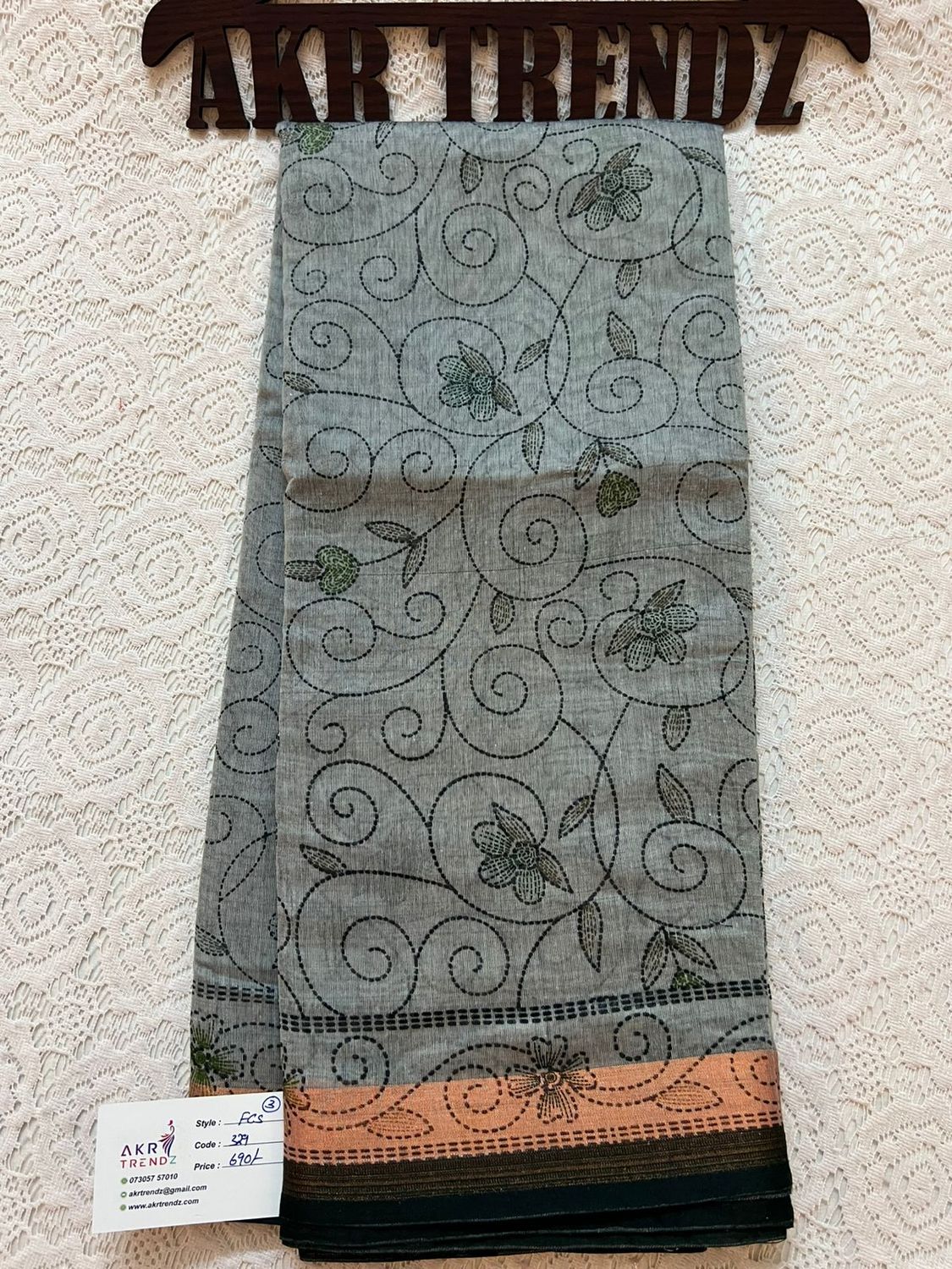 Fancy cotton sarees