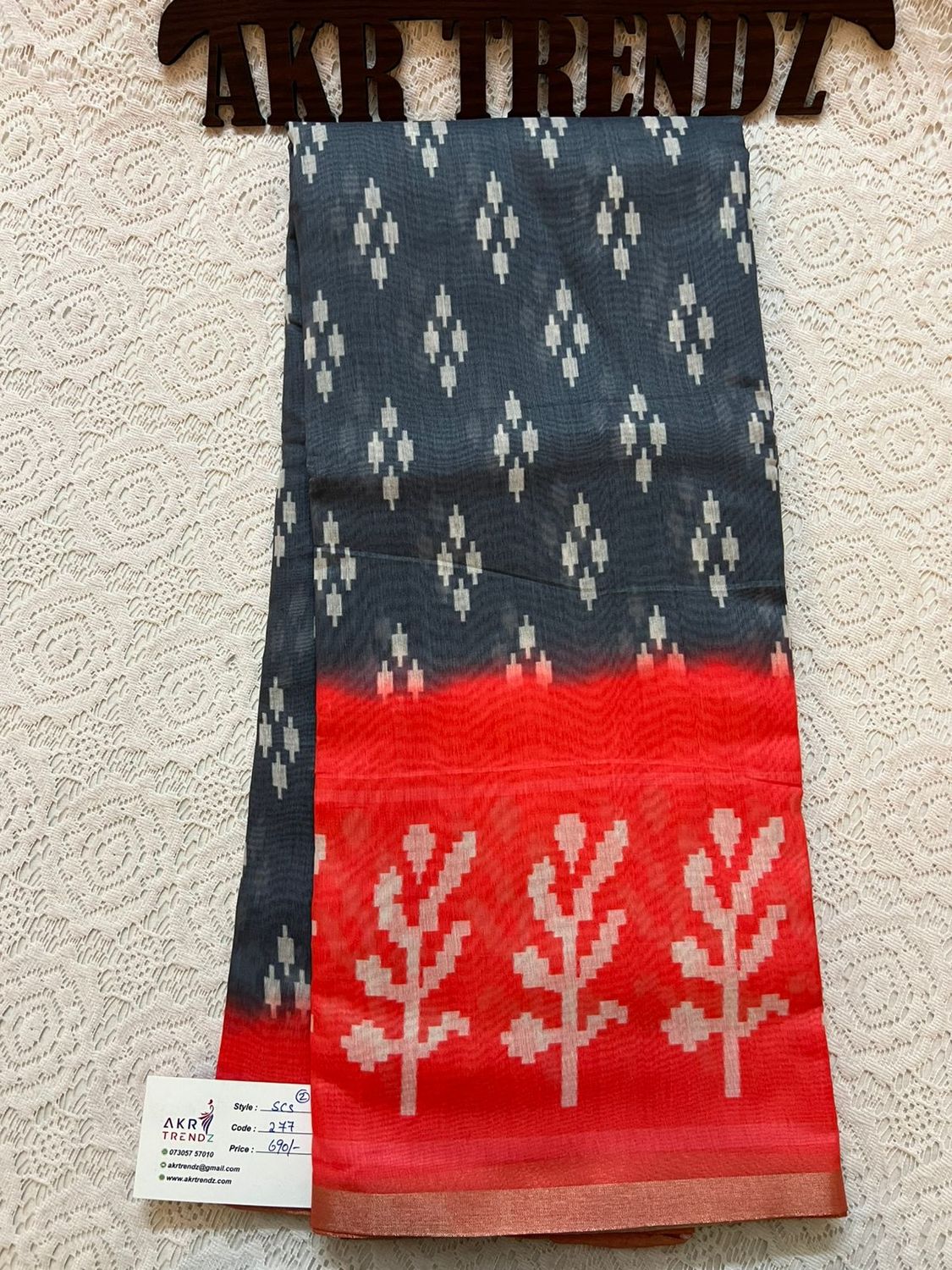 ​Soft chanderi cotton sarees