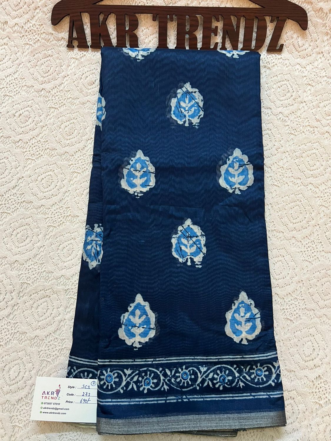 ​Soft chanderi cotton sarees