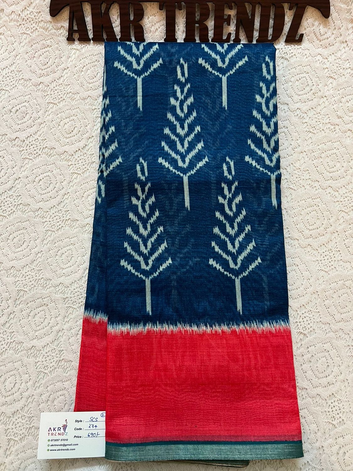 ​Soft chanderi cotton sarees