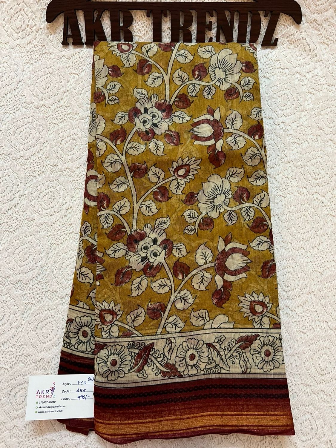 Fancy cotton sarees