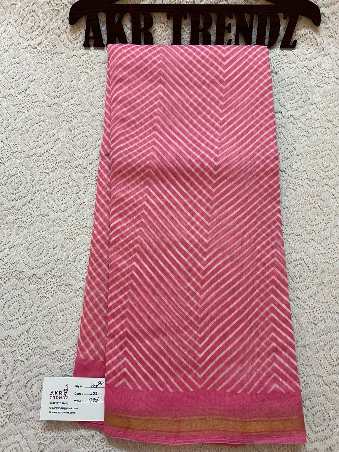 Fancy cotton sarees