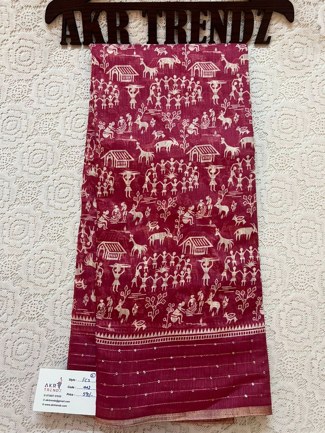 ​​Fancy cotton sarees​
