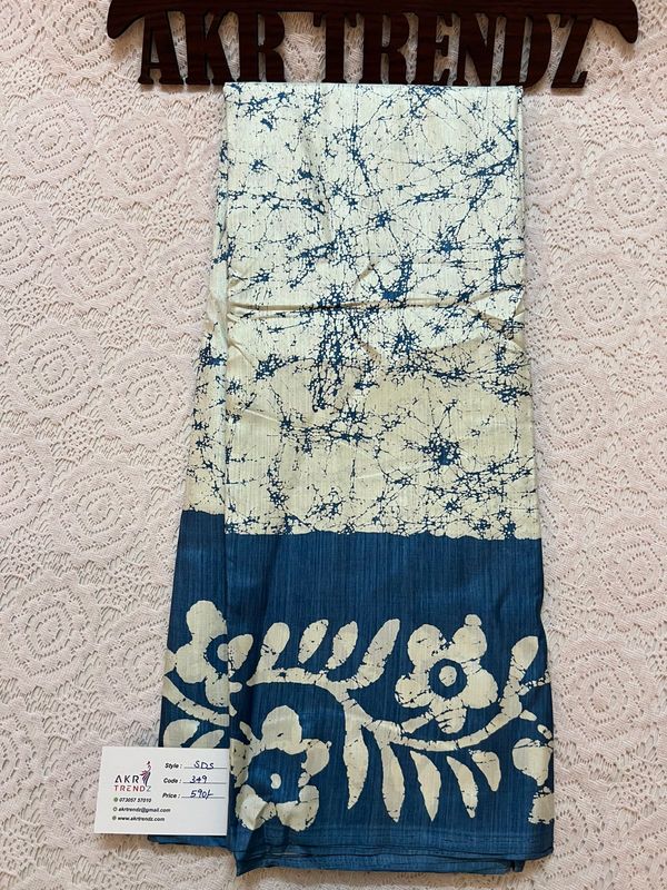 Printed silk sarees​