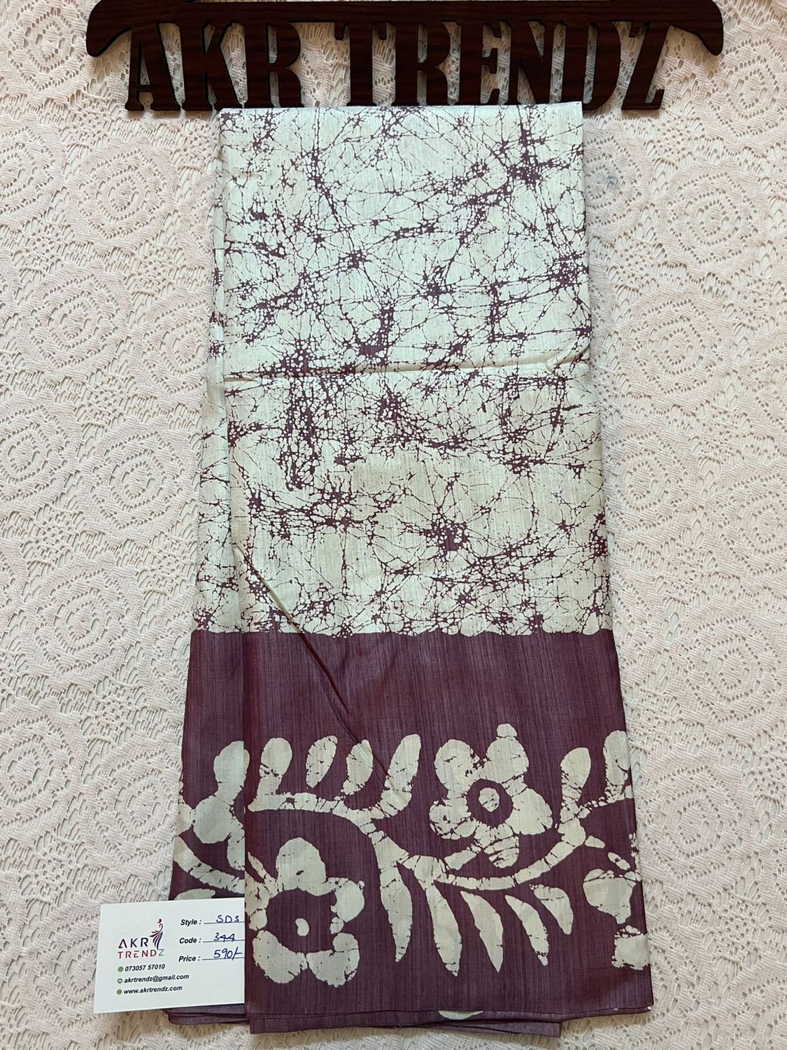 Printed silk sarees​