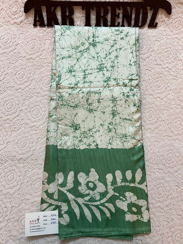 Printed silk sarees​