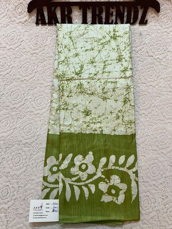 Printed silk sarees​