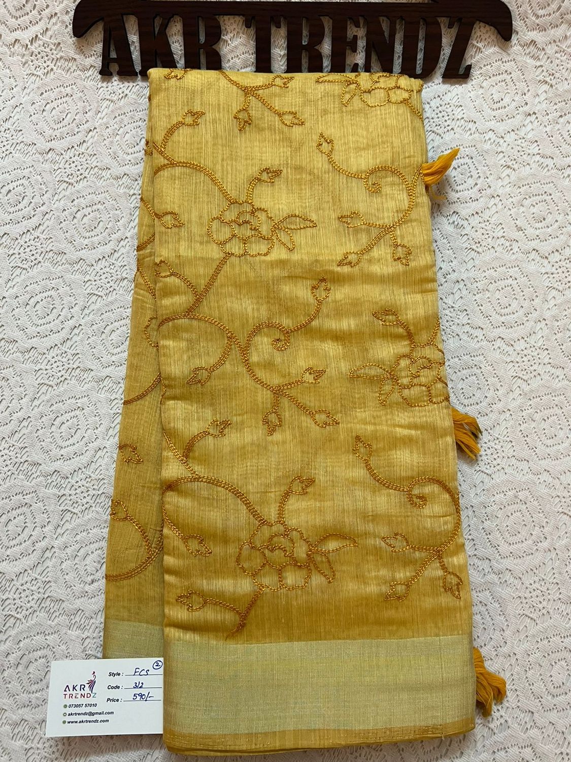 Fancy cotton sarees