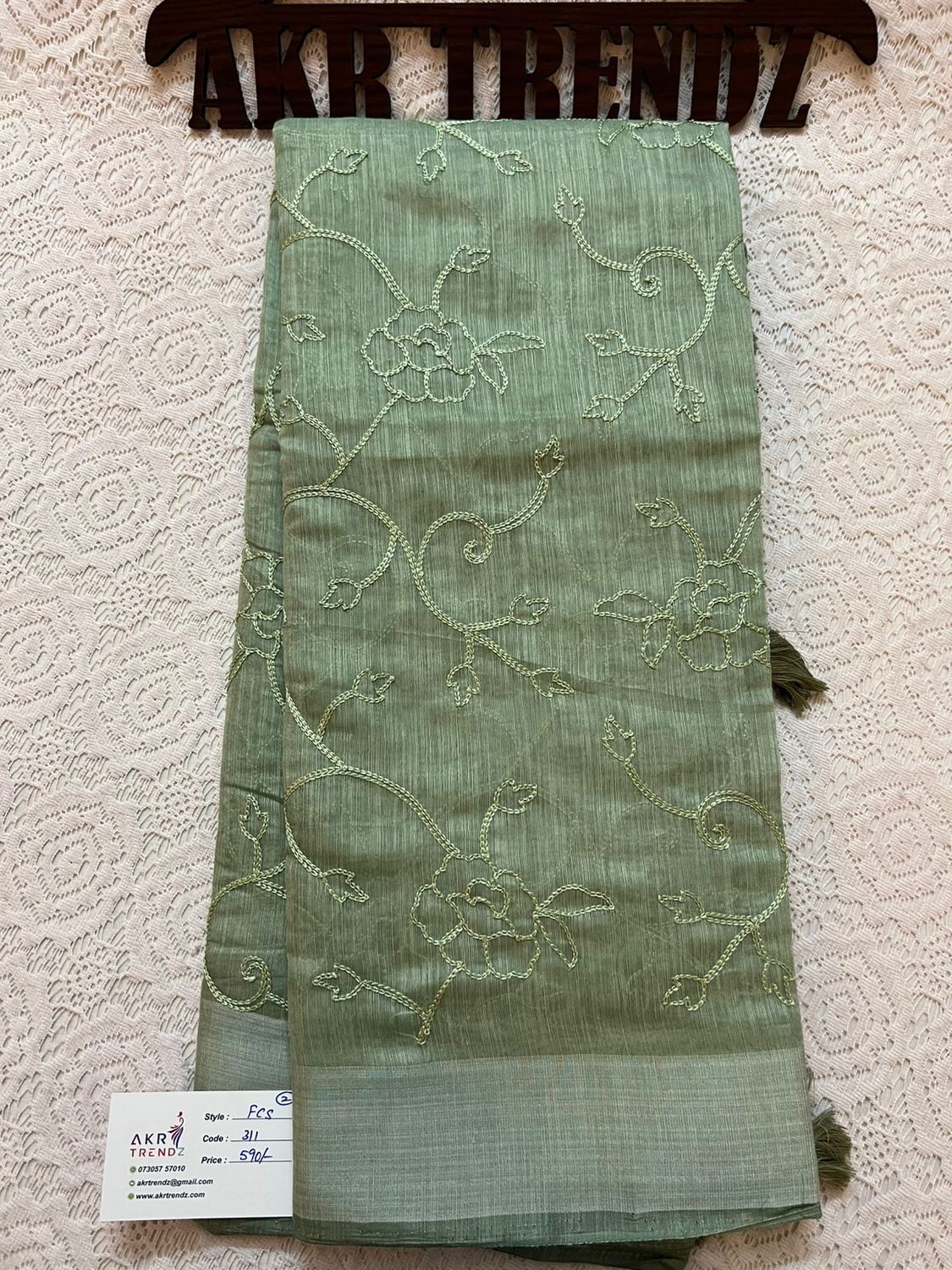 Fancy cotton sarees