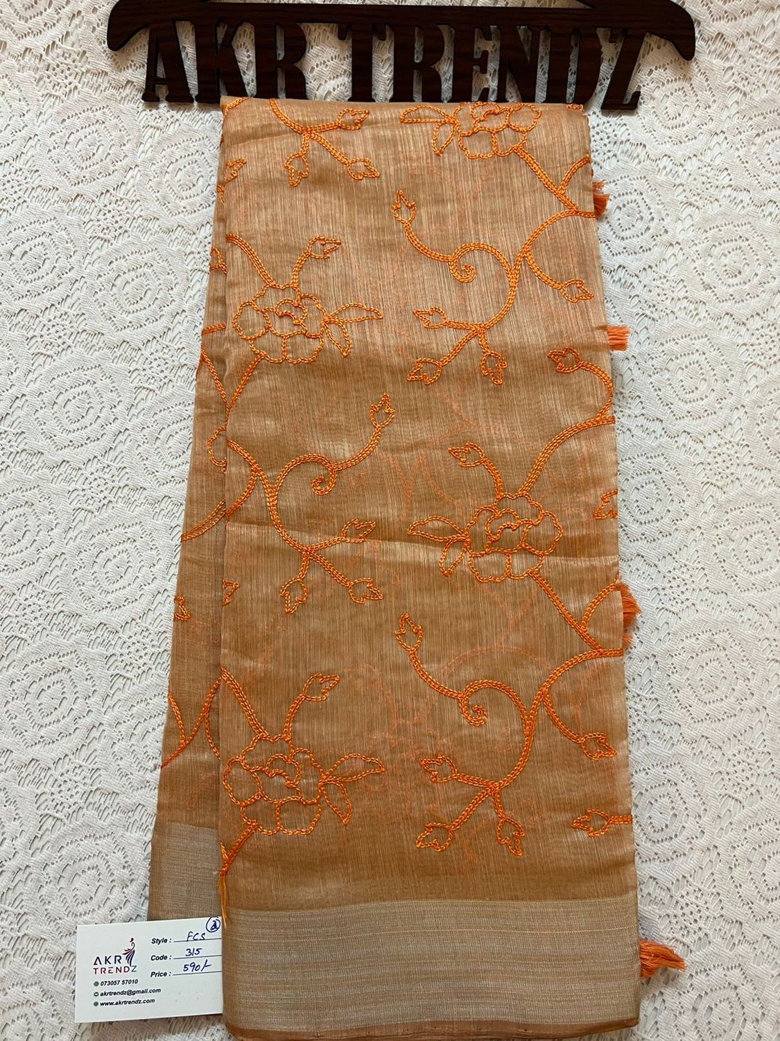 Fancy cotton sarees