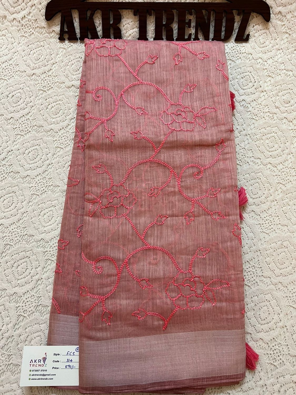 Fancy cotton sarees