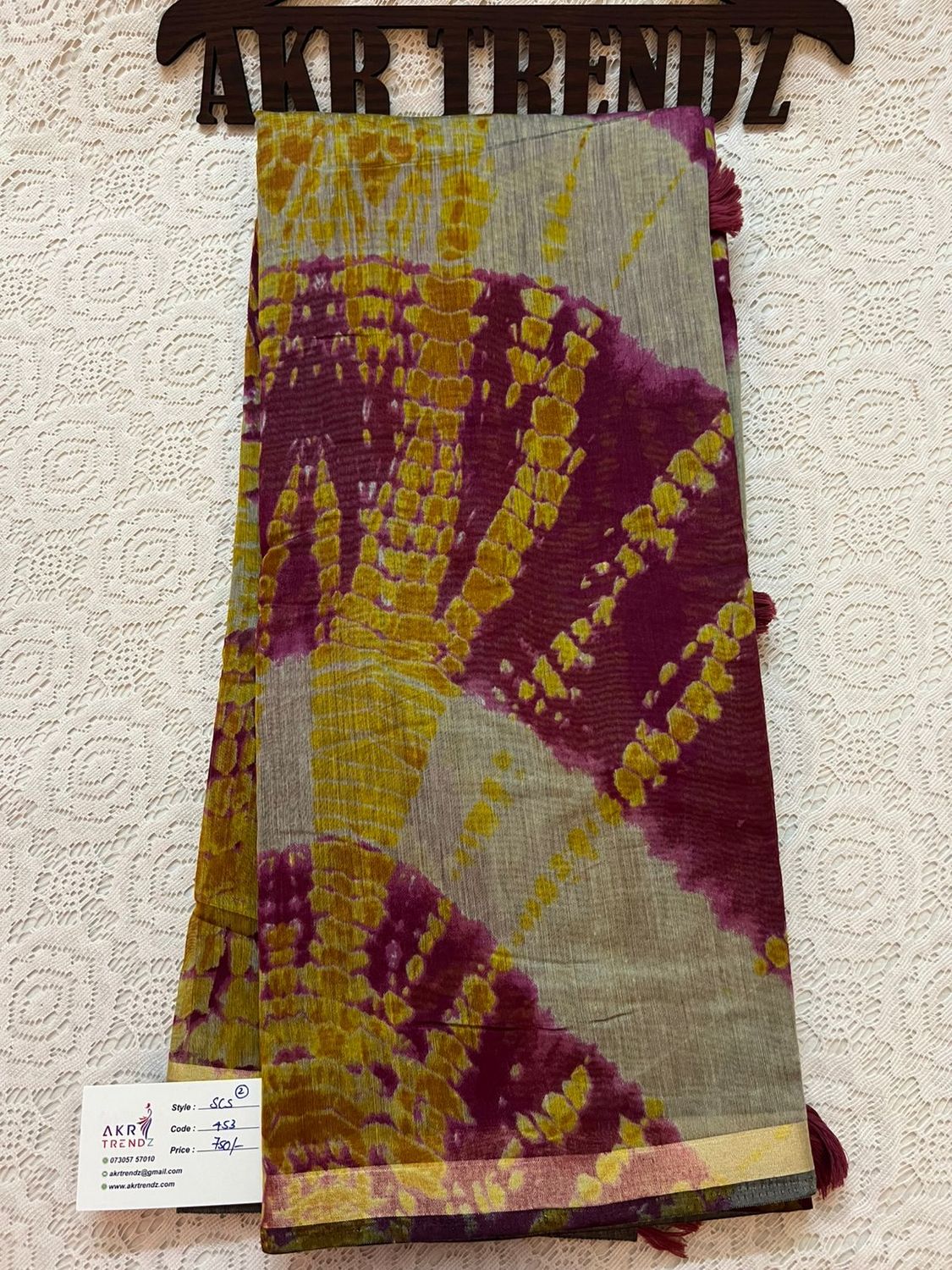 Soft cotton sarees​