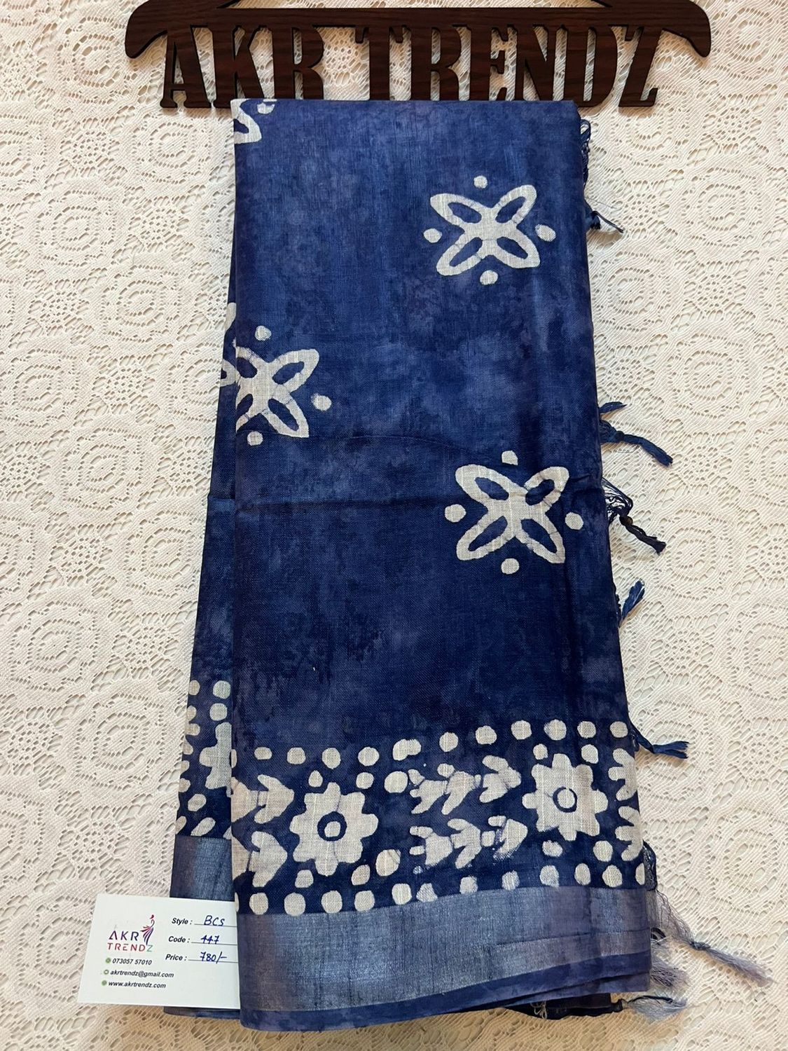 Soft linen cotton sarees​
