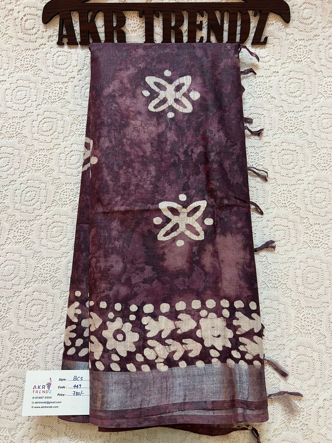Soft linen cotton sarees​
