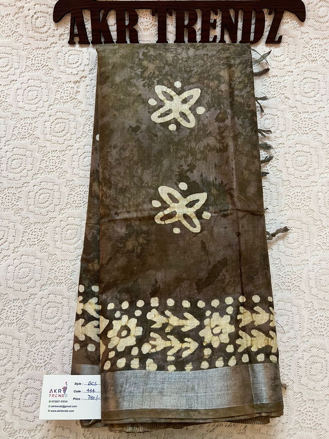 Soft linen cotton sarees​