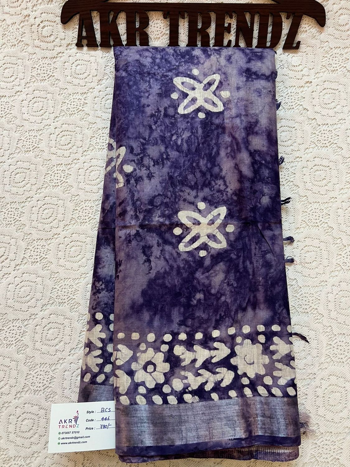 Soft linen cotton sarees​