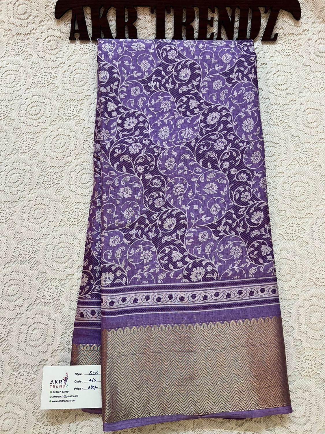 Printed soft silk sarees​