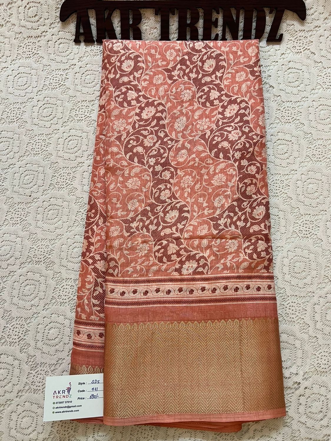 Printed soft silk sarees​