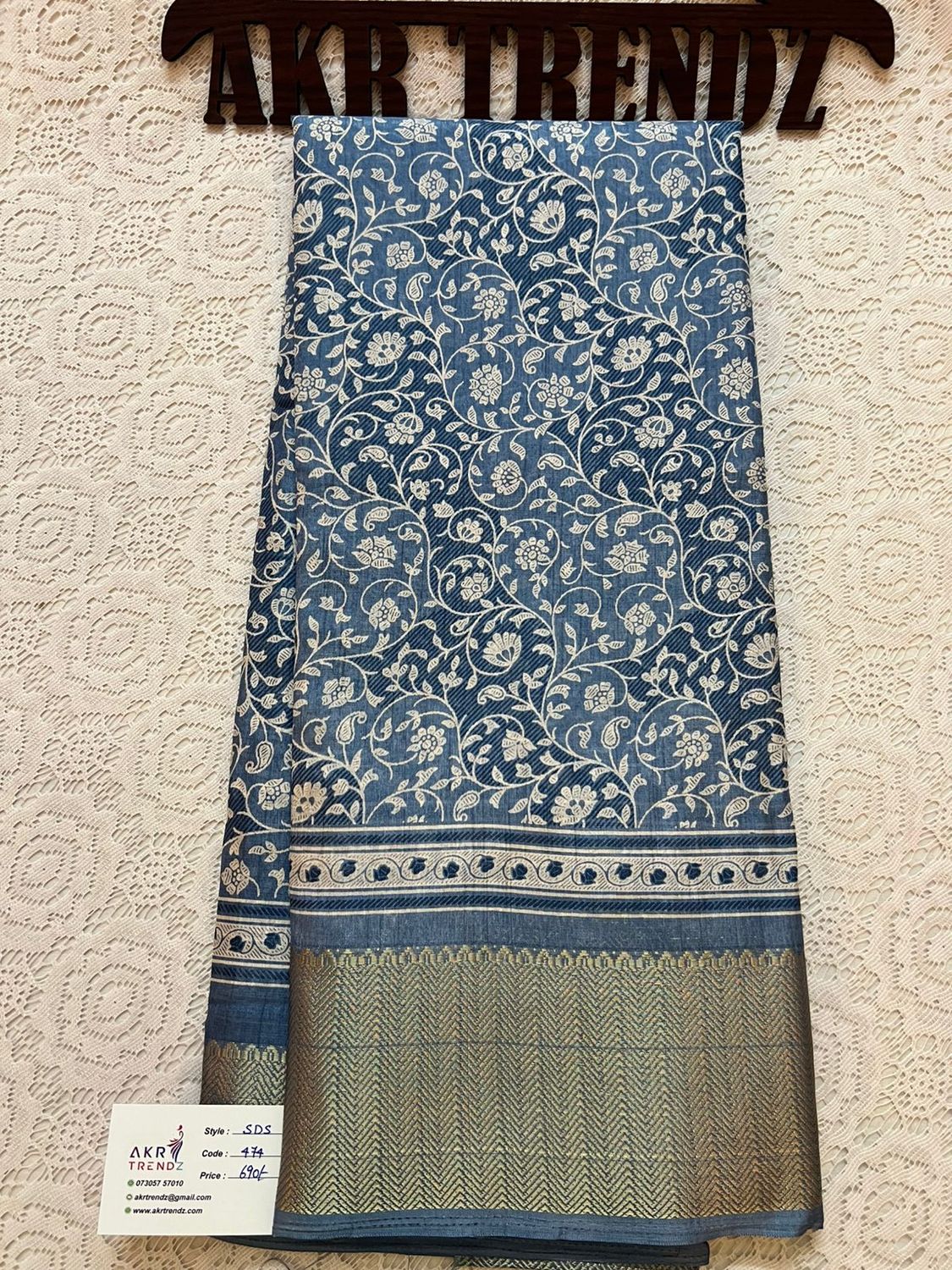 Printed soft silk sarees​