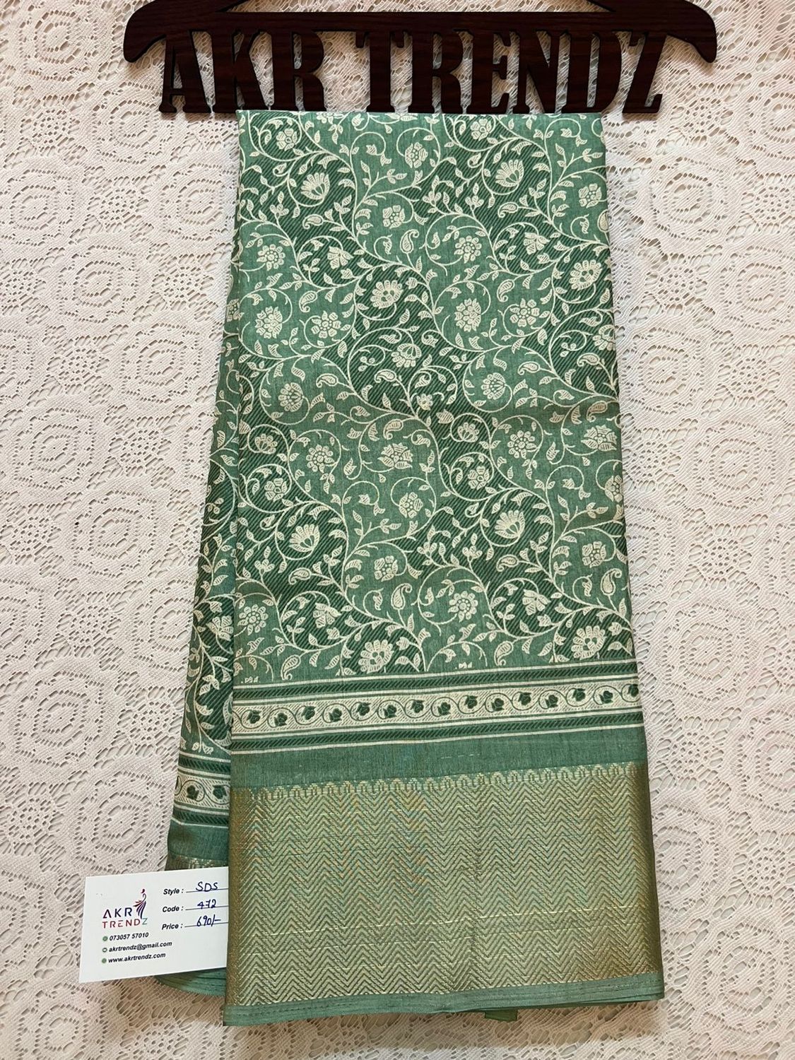 Printed soft silk sarees​