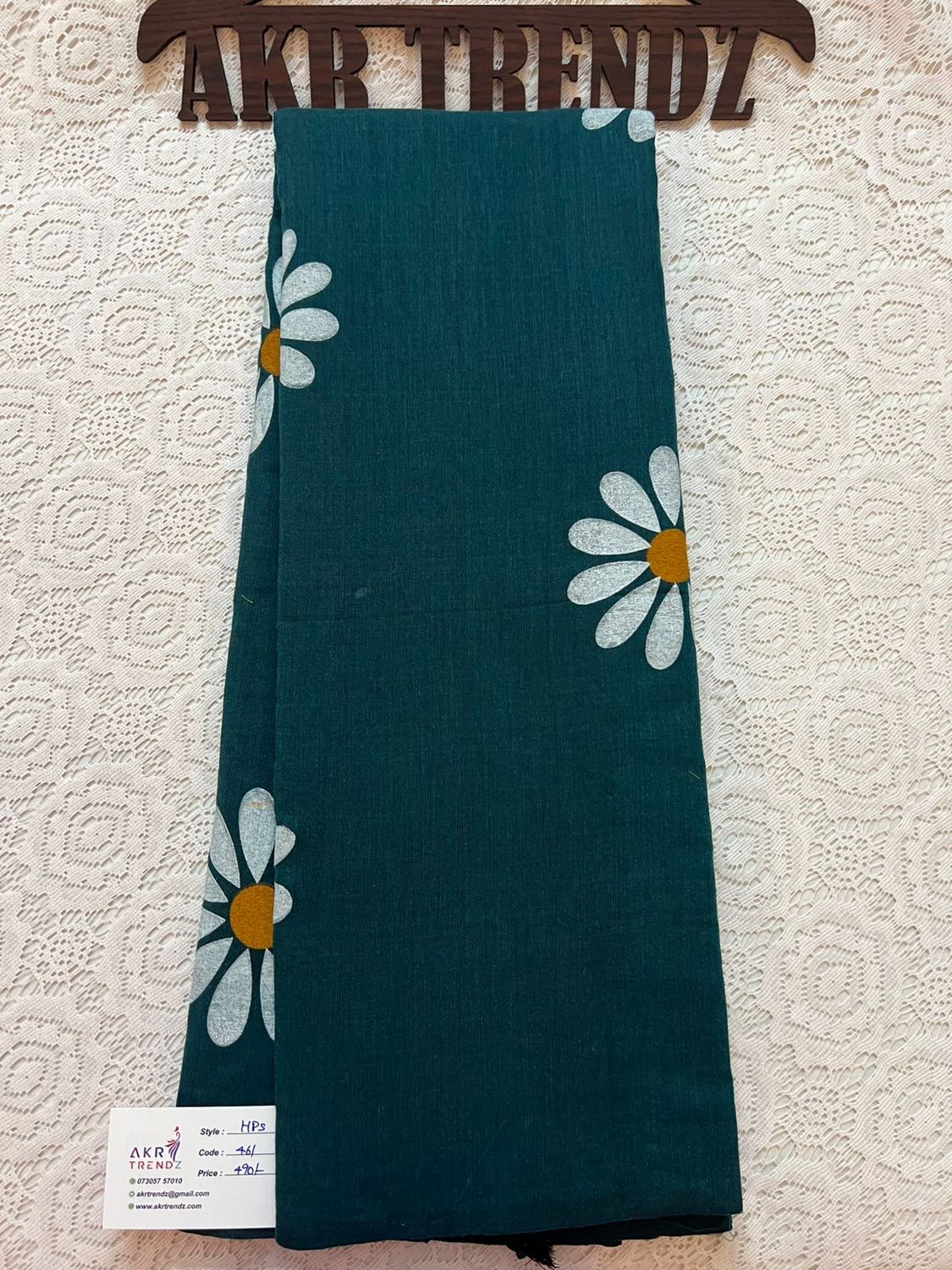 Hand Painted Khadi cotton sarees​