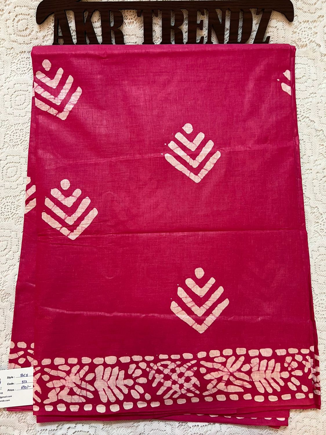 Batik pure cotton sarees​