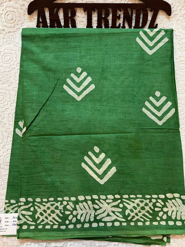 Batik pure cotton sarees​