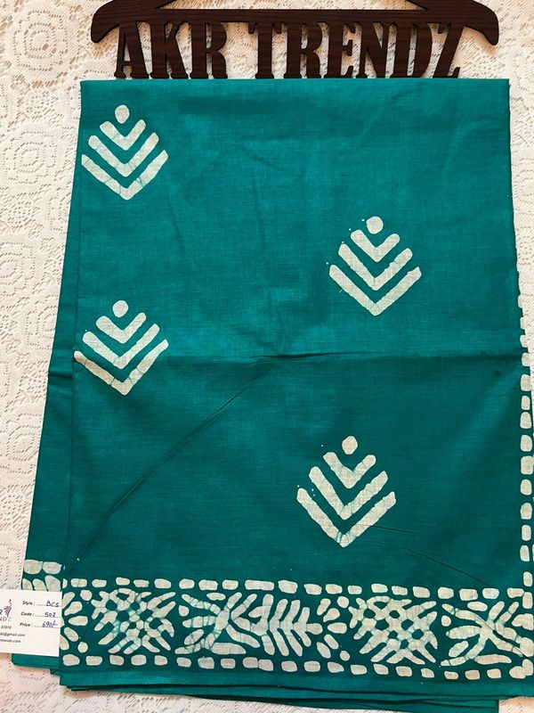 Batik pure cotton sarees​